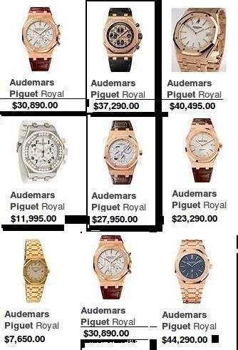 audemar watches prices|audemars piguet price list.